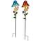 3ft. Solar Powered Mushroom Outdoor Garden Stakes, 2ct.